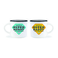 Espresso Mug “SUPER MUMMY & DADDY”